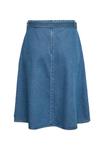 Юбка Vero Moda Curve A-line skirt, Medium Blue Denim/Blue Denim - фото 6