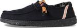 Кроссовки Wendy Washed Canvas Slip-On Casual Shoes Hey Dude, черный - фото 4