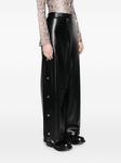 Stella McCartney брюки из искусственной кожи, черный - фото 3