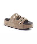 Кожаные тапочки Inuikii, желтый - фото