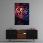 Картина на холсте Hustling Sharks LIGHTED TIGER, оранжевый - фото 2