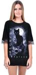 Футболка Alchemy England Cat Ghost Woman's T-Shirt, черный - фото