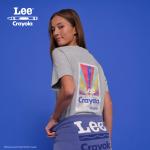 Футболка унисекс серая Lee, серый - фото 7