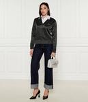 Свитер с люрексом Regular fit Karl Lagerfeld, черный - фото 2