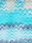 Шарф с узором зигзаг Missoni, синий - фото 2
