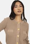 Кардиган Brave Soul BUTTON THROUGH WITH MOCK CHEST POCKETS, Beige - фото 4