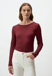 Топ с длинными рукавами Jimmy Key, бордовый - фото 5