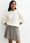 Джемпер New Look CABLE CREW NECK , Cream/Off-White - фото