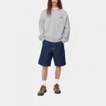 Свитшот с логотипом Nelson Carhartt WIP, серебро - фото 6