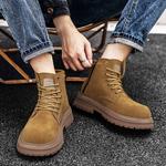 Мужские ботинки Cahhrrn X Martin Boot Men Beige Weishibangwei - фото 5