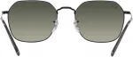 Солнцезащитные очки Ray-Ban унисекс Rb3694 Jim Square, Black/Grey Gradient - фото