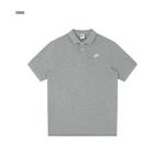 Поло унисекс серое Nike, серый - фото 5