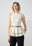 Топ Anna Field, молочный - фото