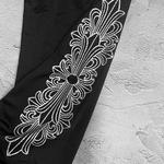 Повседневные брюки мужские черные Chrome Hearts, черный - фото 3