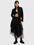 Юбка из тюля Jen AllSaints, Black - фото 3