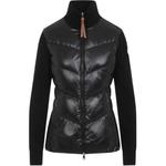 Пуховик женский черный Moncler - фото