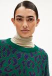 Джемпер ARMEDANGELS DILIRIAA LEOPAA, Emerald Green/Mottled Green - фото 4