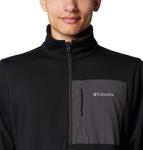 Columbia mens Hike Half Zip II, Black - фото 4