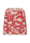 Джемпер Cream Jumper, Red Paisley/Red - фото 5