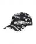 Бейсболка с логотипом Vetements, черный - фото