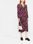 ISABEL MARANT платье с цветочным принтом, черный - фото 2