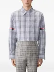 Рубашка в клетку THOM BROWNE, синий - фото 2