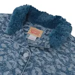 Куртка Levi's Fur Collared Tru, синий - фото 4