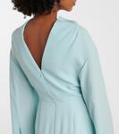 Платье-миди Nour из крепа с драпировкой Roksanda, Celadon - фото 6