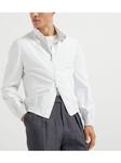 Brunello Cucinelli непромокаемый бомбер, белый - фото 3