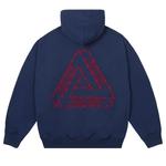 Толстовка Palace Barbed Tri-Ferg Hood, Navy - фото 2