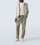 Хлопковые прямые брюки Brunello Cucinelli, C6027 - фото 2