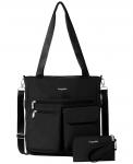 Сумка-тоут Modern Everywhere среднего размера Baggallini, Black - фото