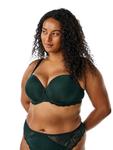 Бюстгальтер-минимайзер Devoted by Zizzi, темно-зеленый - фото 3