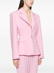 Giuseppe Di Morabito singe-breasted wool blazer, розовый - фото 3