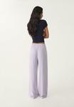 Брюки Stradivarius FLOWING, Lilac - фото 3