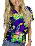 Блуза King Kameha Parrot Cockatoo, темно-синий - фото