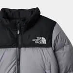 Пуховик серо-белый детский THE NORTH FACE - фото 4