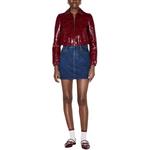 Джинсовая мини-юбка длины миди GUCCI, синий - фото 6