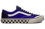 Кроссовки checkerboard style 36 decon sf 'true blue/marshmallow' Vans, синий - фото 2