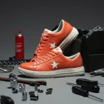 Кроссовки One Star PS Converse, цвет Orange - фото