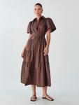 Платье-рубашка Willa, коричневый - фото 4