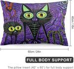 MaSiledy Чехол для подушки Halloween Spider Cat в стиле Хэллоуина Pattern-5 - фото 2