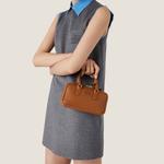 Велюровое мини-платье MIU MIU, серый - фото 5