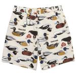 Шорты с принтом утки HUMAN MADE, оливковый - фото 3