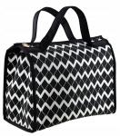 Женская косметичка-органайзер, чехол-сумка INTER-VION серии BLACK&WHITE - фото 4