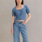 Женская блузка Levi's Simone с коротким рукавом, Mighty Fine - фото 3