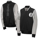 Ветровка Youth Brooklyn Nets Two-Pointer на молнии черно-серая Outerstuff - фото 2