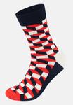 Носки CLASSIC FILLED OPTIC UNISEX 3 PACK Happy Socks, синий - фото 2