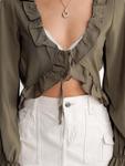 MixRay Блузка в цвете Khaki - фото 6