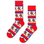 Носки Happy Gingerbread stripe crew, красный - фото